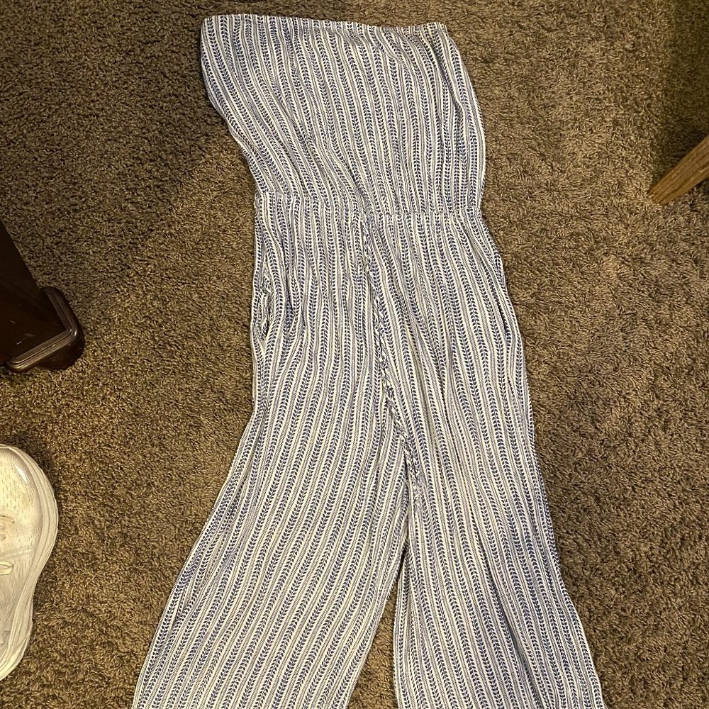 Elan comfy blue jumpsuit